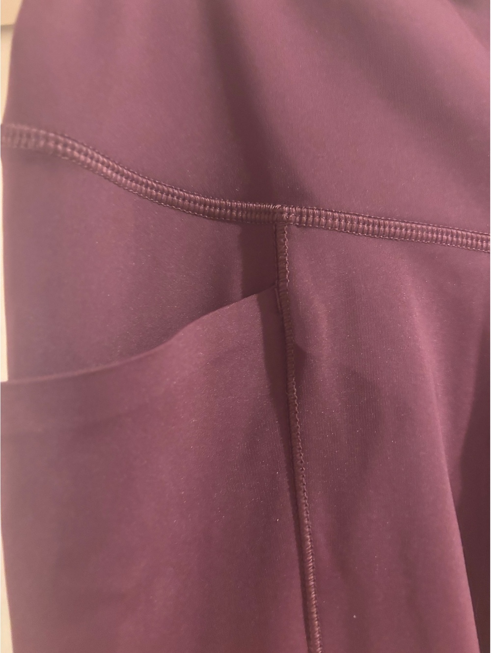 NWT CALIA PowerMove High Rise 7/8 Leggings XXS Burgundy Pockets - Picture 5 of 10